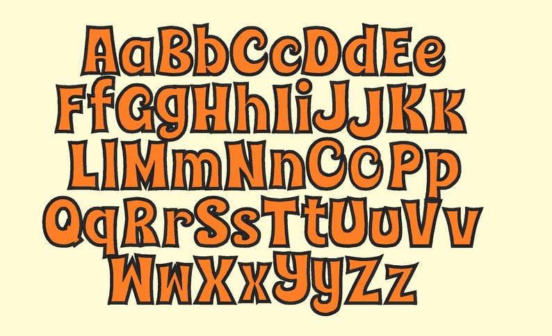 Monogram applique Font machine embroidery applique designs, monogram, alphabet 1.5, 2, 3, 4 uppercase lowercase letters and punctuation BX image 4