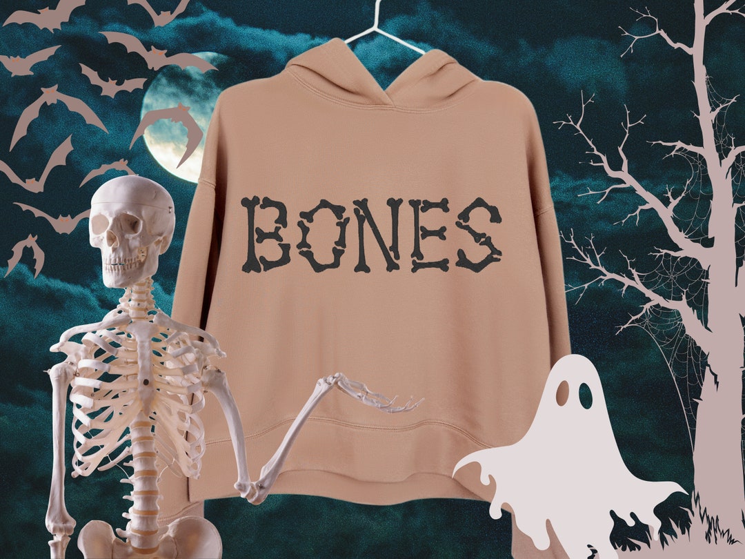 Halloween Spooky Bones Font Scary Alphabet Letters From Skeleton Bones ...