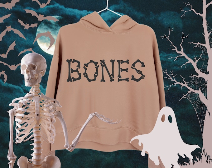 Halloween Spooky Bones Font scary alphabet letters from Skeleton Bones machine embroidery designs Boo font monogram sizes 1 up to 3.7inch BX