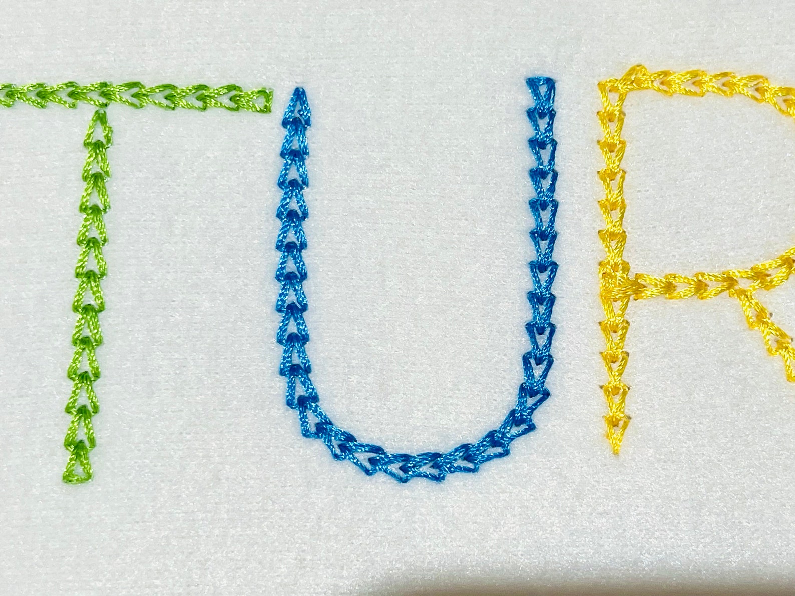 Quick Light Stitch Chain FONT Machine Embroidery Designs in Assorted ...