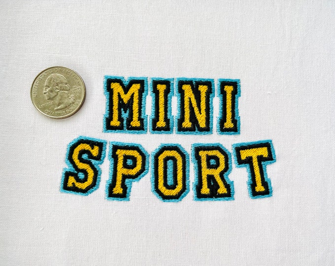 Mini 1, 1.2, 1.5in 2 outlines 3 colors fill stitch Varsity Collegiate block Font machine embroidery designs sport alphabet letters numbers