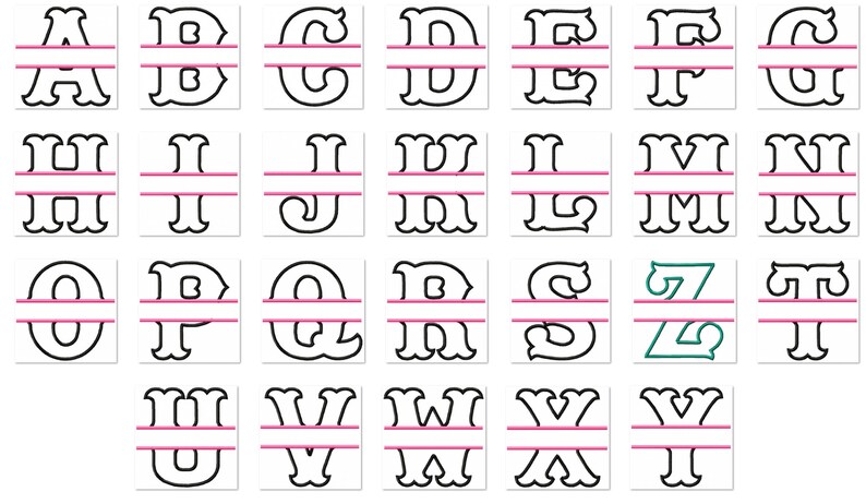 Mini police en applique pour broderie machine motifs monogrammes mini police et alphabet divisé 3, 4, 5, 6, 7, 8 pouces bannière drapeau jardin maison image 6