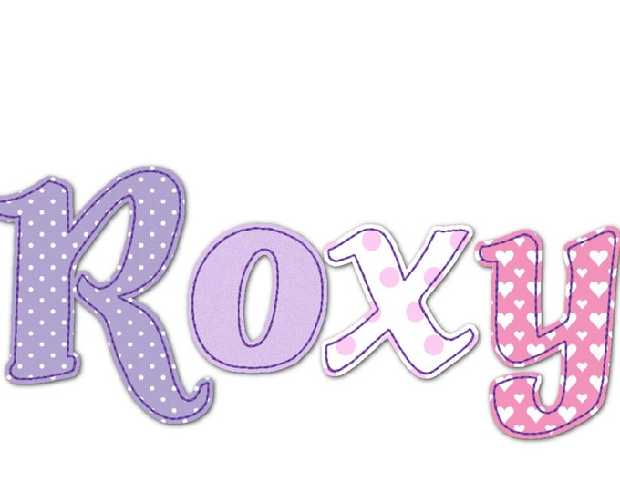 BX included! Free Edge Raggedy Applique Alphabet Font machine embroidery designs assorted sizes 1.3, 2, 3 up to 5  Uppercase, lowercase