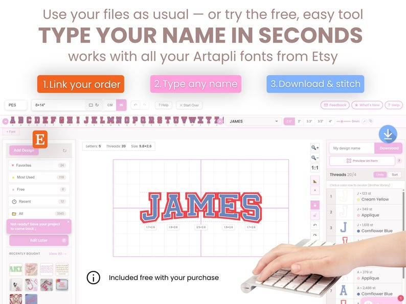 Classic Sororities Greek Font — Best Embroidery Lettering Tool (7)