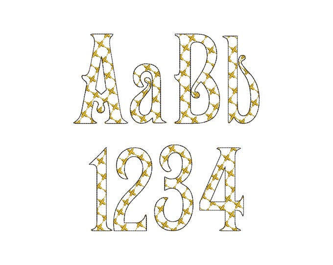Classic Crisscross monogram Font light stitch alphabet machine embroidery designs Old English font uppercase numbers punctuation and BX