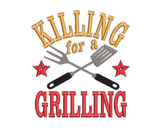 DISCOUNT 30 % Grill BBQ Killing for grilling apron for men barbecue quote machine embroidery designs for towels, aprons awesome gift for him