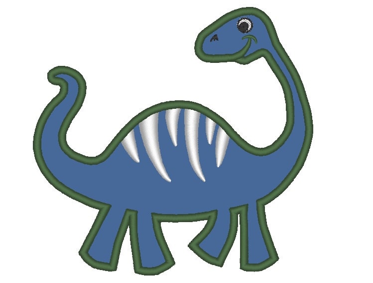 Dinosaur machine embroidery applique designs, instant download for
