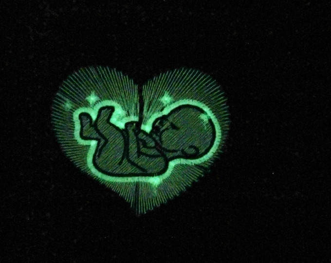 Baby magic love heart newborn infant, glow in the dark special machine embroidery designs for hoop 4x4 and 5x7 INSTANT DOWNLOAD maternity