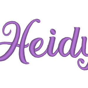 Classy Handwriting Satin curly Cute Font machine embroidery designs, monogram, alphabet, letters INSTANT DOWNLOAD assorted sizes