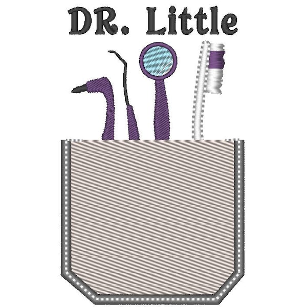 Dental Hygiene Machine Embroidery Design Etsy