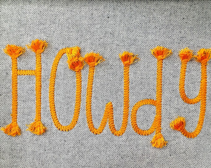 Rope FONT alphabet letters and numbers machine embroidery designs fringed ends tassels cowboy cowgirl kids Rodeo lasso rope monogram BX