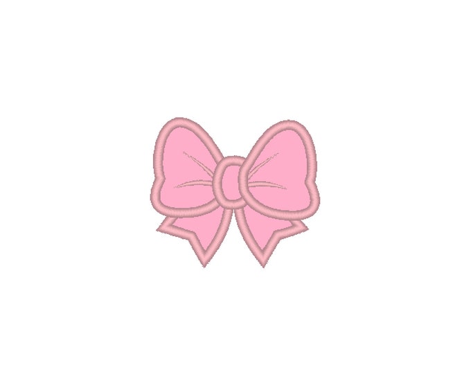 Little pretty Bow machine embroidery applique designs Bow applique embroidery designs for hoops 2, 3, 4, 5, 6 and 7 inches