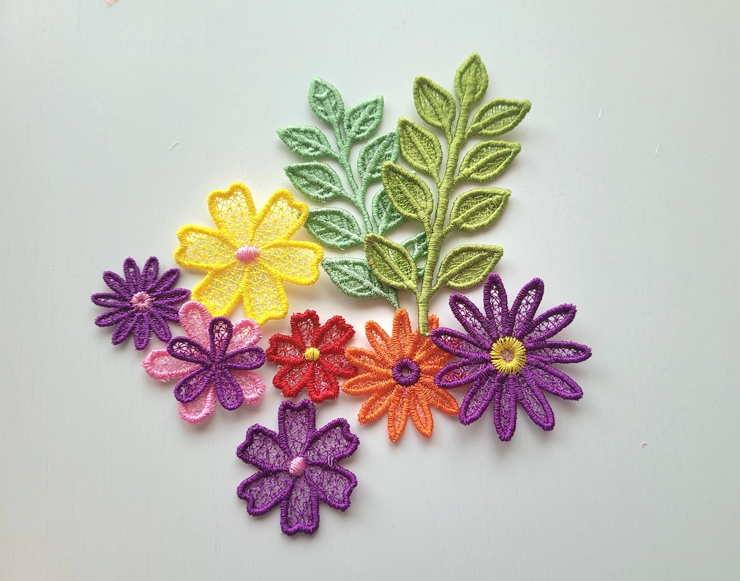 flower embroidery latte stina Lサイズ