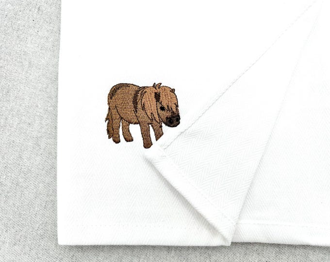 Lovely Playing Little Pony Animal Thief kitchen dish towel kids funny pet machine embroidery designs ITH project simply in the hoop