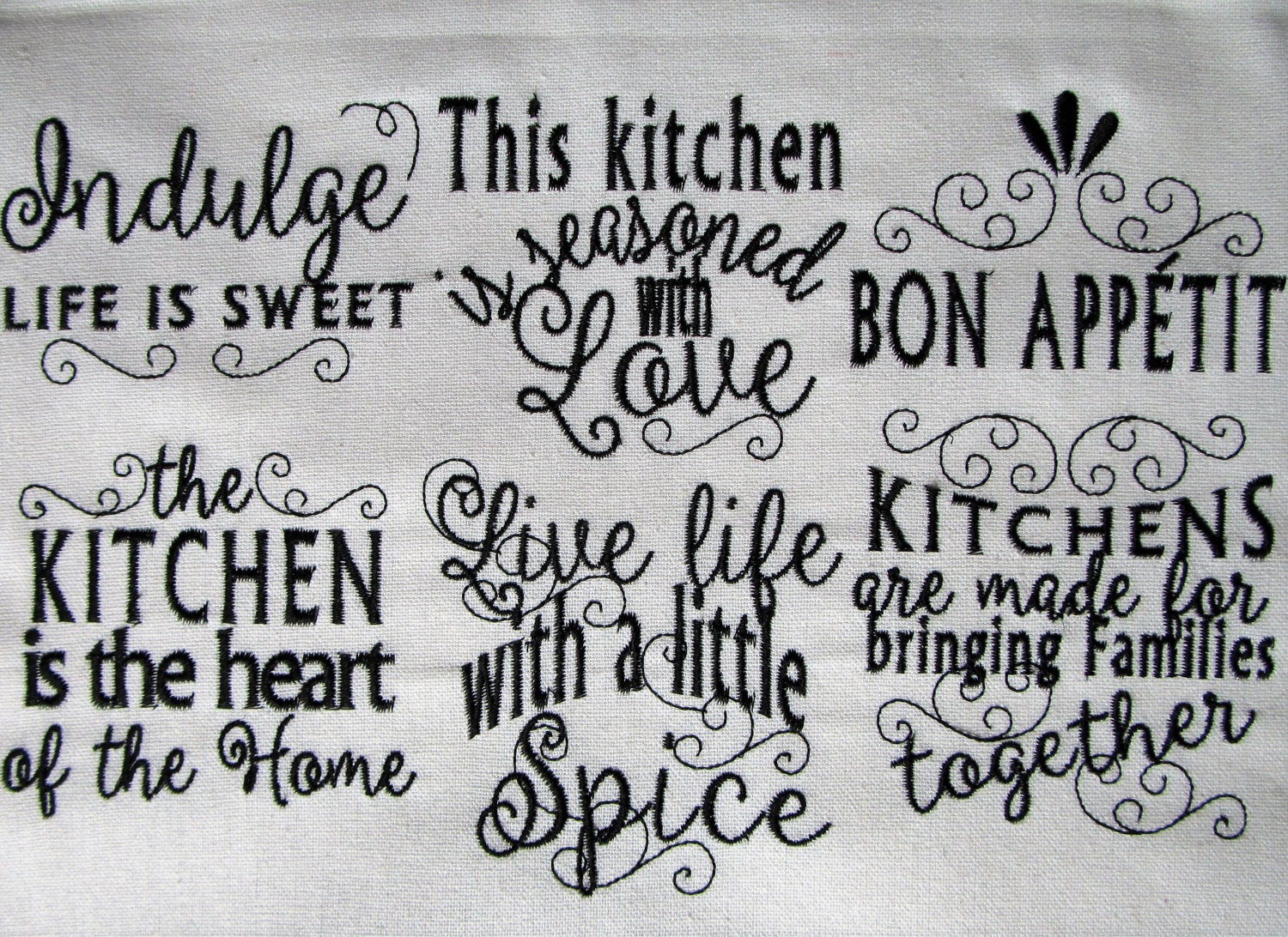 New Kitchen Tea Towel Embroidery Pattern Pano De Louca Tapete