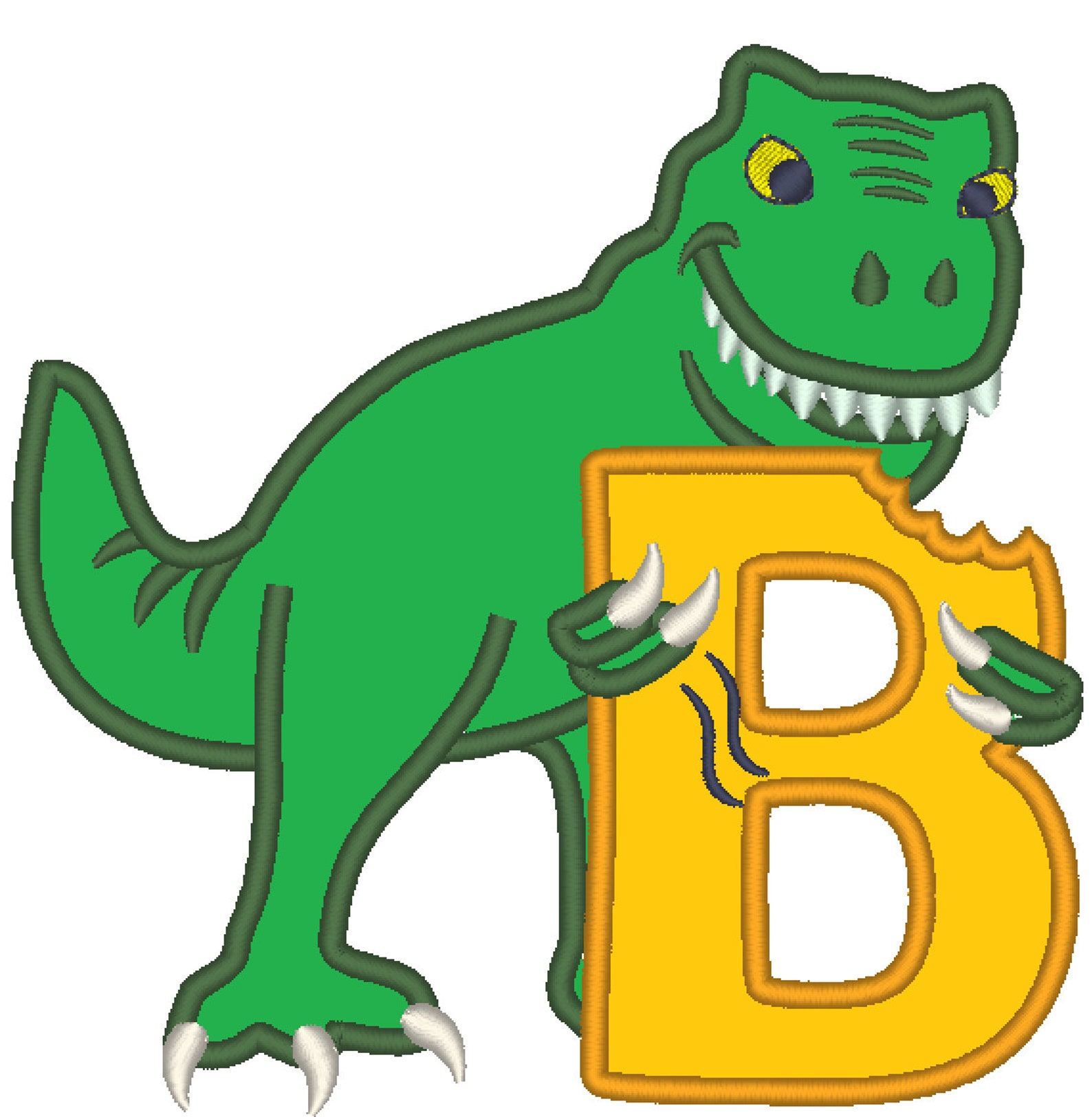 T-rex Dinosaur Personalized Name Letter Whole Alphabet 26 Letters ...