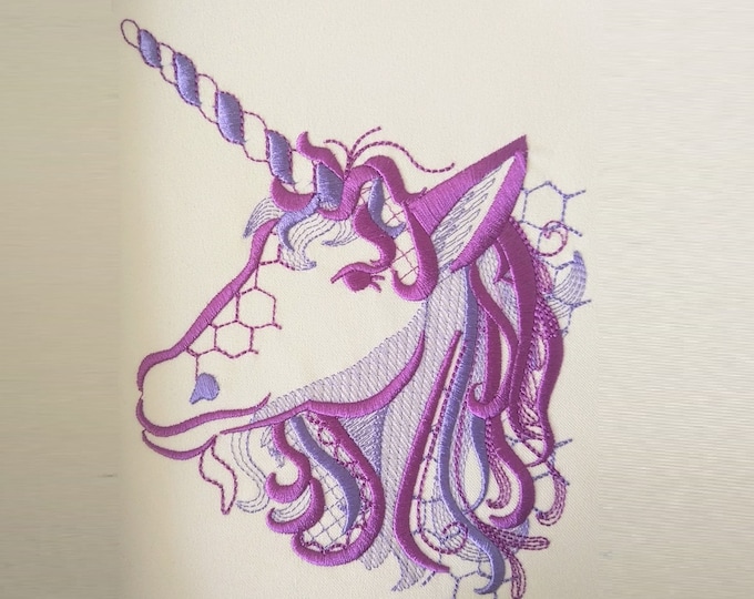 Awesome shadow swirls Unique and awesome unicorn embroidery machine embroidery designs assorted sizes for hoops 4x4, 5x7 and 6x10