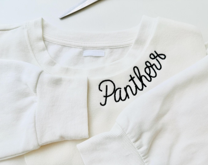 Tiny Chain FONT Sandy machine embroidery designs small sizes 1 up to 2.4 inch Neckline Font kids handwritten script alphabet letters and BX