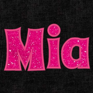 Monogramma Applique Font disegni per ricamo a macchina Alfabeto piccante dimensioni da 1,5 a 4,1 pollici lettere maiuscole minuscole e punteggiatura BX incl.