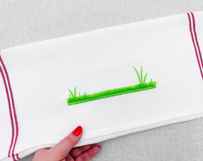 Fringed Fluffy Grass add-on for your design add chicken farm bird bunny egg animal machine embroidery designs chenille sizes 4 up to 7 inch