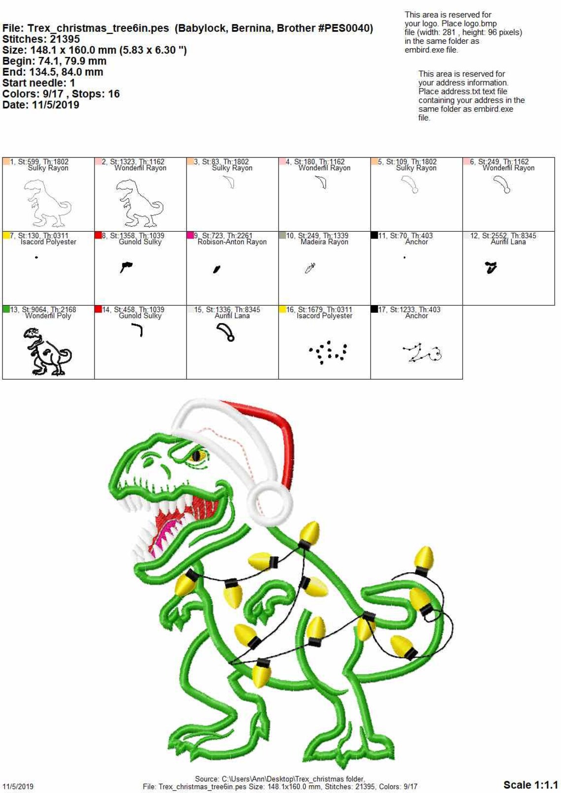 T-rex Christmas Dinosaur Santa Hat and Lights Christmas Tree | Etsy