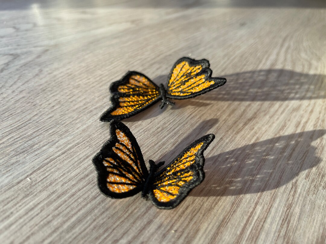 Cute FSL Butterfly Dimensional Free Standing Lace Machine Embroidery ...