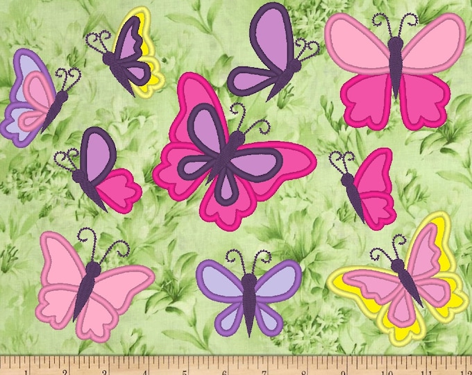 Butterflies big collection, minni sizes, great for t-shirts making as add-on - machine embroidery applique designs, 4x4 INSTANT DOWNLOAD