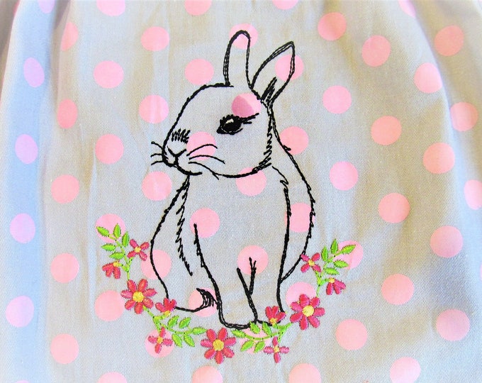 Easter bunny, easter pretty rabbit, sketch, hand drawing silhouette outline Machine embroidery designs, floppy ear rabbit boho embroidery