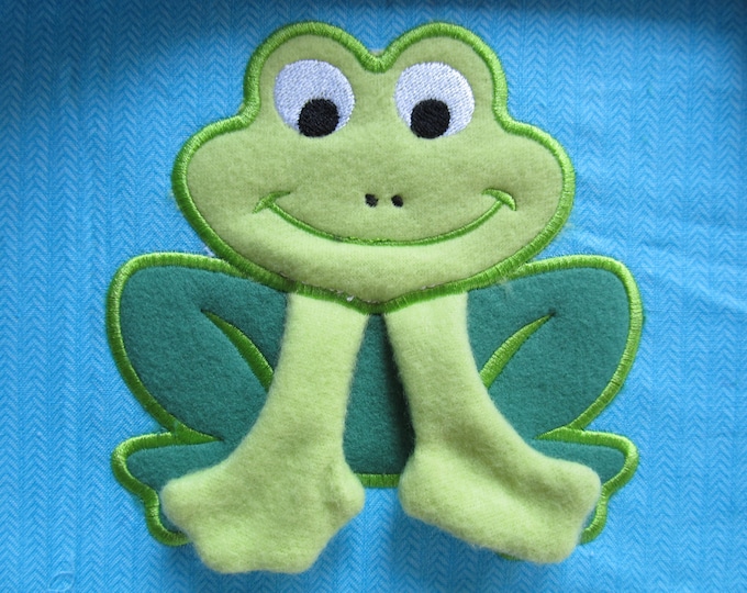 Froggie paws ITH in the hoop 3D - machine embroidery applique designs - 4x4 and 5x7 INSTANT DOWNLOAD
