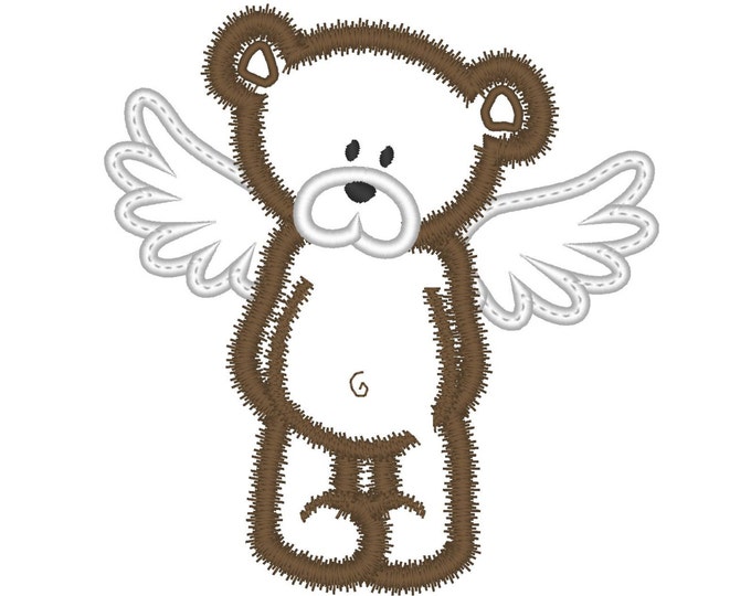 Mommy's little angel, machine embroidery applique designs  INSTANT DOWNLOAD