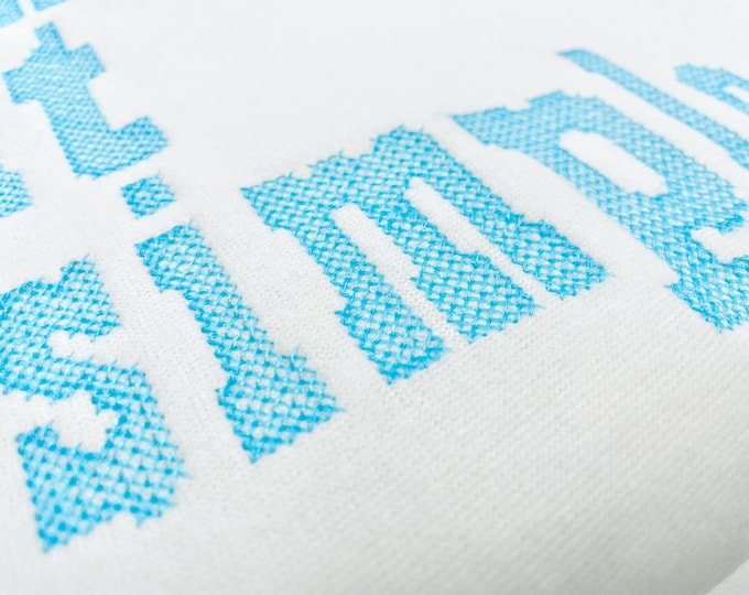 Cross Stitch Bold Font machine embroidery designs Block style Alphabet Monogram letters numbers punctuation sizes 2 up to 3.5 inch