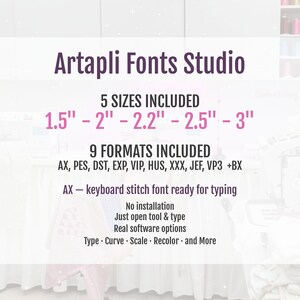Shadow Font — Alphabet sizes (1)