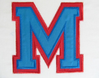 Zig Zag Double two applique Athletic Sport High School Team Players Font machine embroidery designs alphabet BX and other embroidery formats