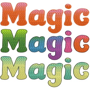 BX included! NO special thread Ombre Iridescent 2 Color Monogram FONT alphabet Machine Embroidery designs gradient Rainbow embroidery font
