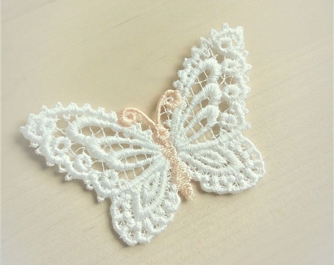 Butterfly Dimensional FSL Freestanding lace machine embroidery designs in the hoop ITH embroidery for hoop 4x4 assorted sizes MINI project