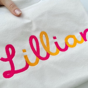 Ponto de preenchimento FONTE script manuscrito letras do alfabeto números crianças monograma máquina bordados desenhos em tamanhos variados 1,8 até 4 polegadas, BX