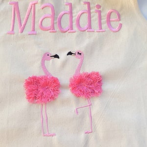Fuzzy fluffy chenille Flamingos 2 types, two flamingos machine embroidery designs flamingo for hoops 4x4 5x7 fringe fringe fur flamingos