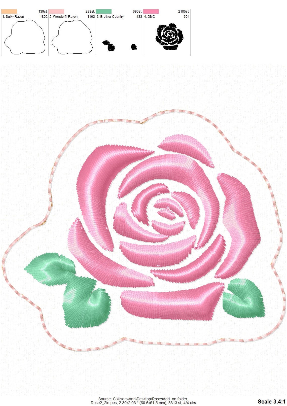 Htv Designs Mini Glitter Vinyl HTV Applique Mini Handwritten Satin Stitch Rose FONT ...