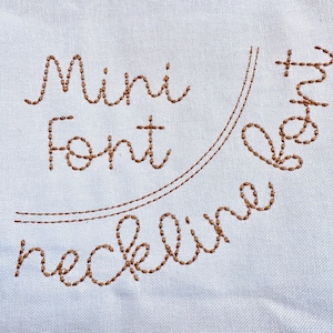 Letras y números monogramas con efecto de puntada a mano, bordados a máquina, fuente Sweetcake, tamaños 1 a 2.9 pulgadas BX