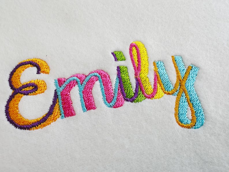 Shadow handwritten Font satin and fill stitch double 2 color alphabet letters monogram machine embroidery designs many sizes 1 up to 5 inches by artapli embroidery file format BX PES HUS JEF EXP DST VIP VP3 XXX instant download