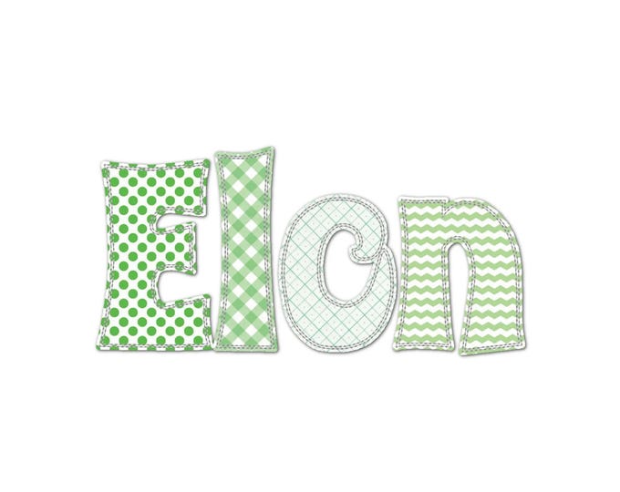 BX included, free Edge Raggedy Applique Alphabet Font machine embroidery designs assorted sizes 1.5, 2, 3 up to 4.5 inch Monogram design
