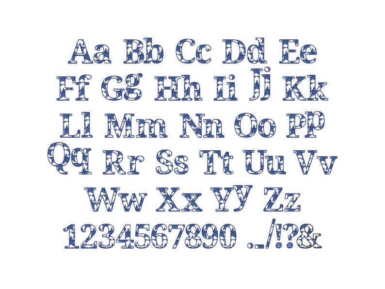 Stars and Stripes Block Patriotic Font 2 types machine embroidery designs SET of 2 alphabet letters assorted sizes 4th July Independence Day image 2