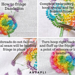 Fringed, fluffy, flare lashes Owl pretty eyes - 3 types machine embroidery designs toy making face eyes fringed eyelashes ITH in the hoop image 5