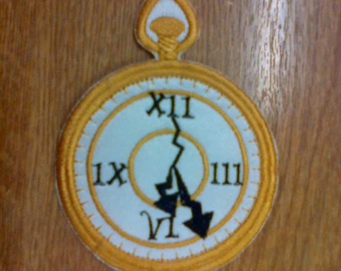 Pocket clocks - machine embroidery applique designs - for hoop 4x4 and 5x7