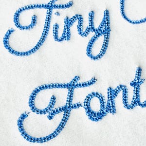 Diseños de bordado a máquina Tiny Chain FONT, tamaños pequeños, de 1 a 3 pulgadas, letras del alfabeto escritas a mano, letras cursivas, fuente, BX