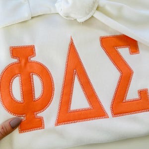 Big sizes Greek font Applique machine embroidery designs Greek alphabet monogram letters sororities fraternities large sizes 4 up to 8 inch