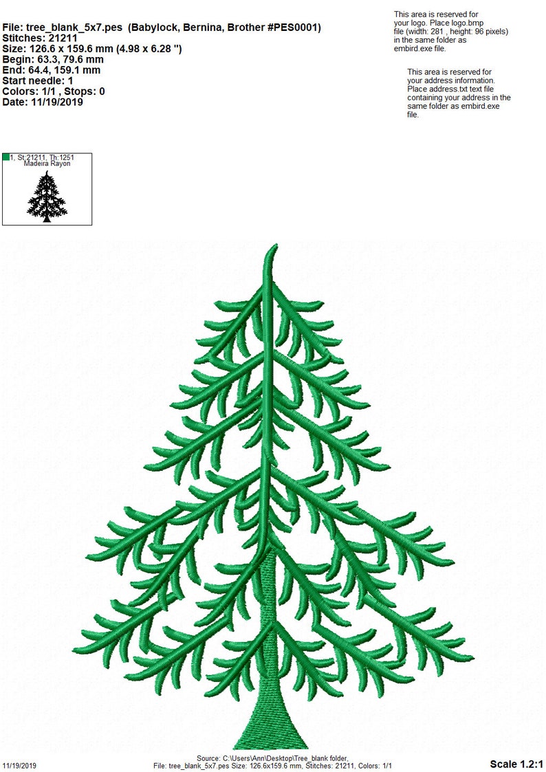 Christmas tree blank file for your creative decoration. Use imagination to decorate it. Bows, crystals, felt, buttons, lace.. 4x4 and 5x7 image 4