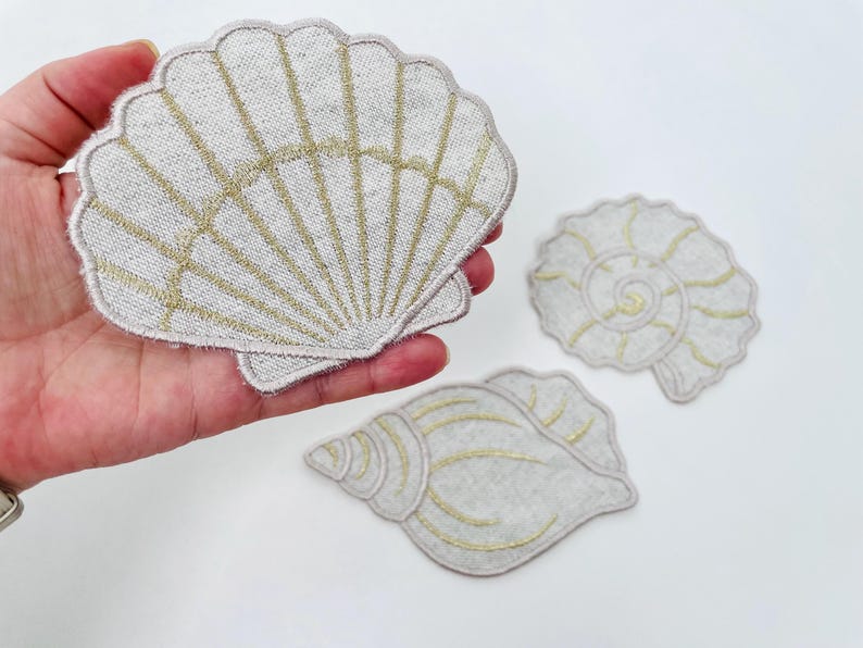 Gorgeous Shell Shape Napkin Doily Coaster 3 Different Types in Assorted ...