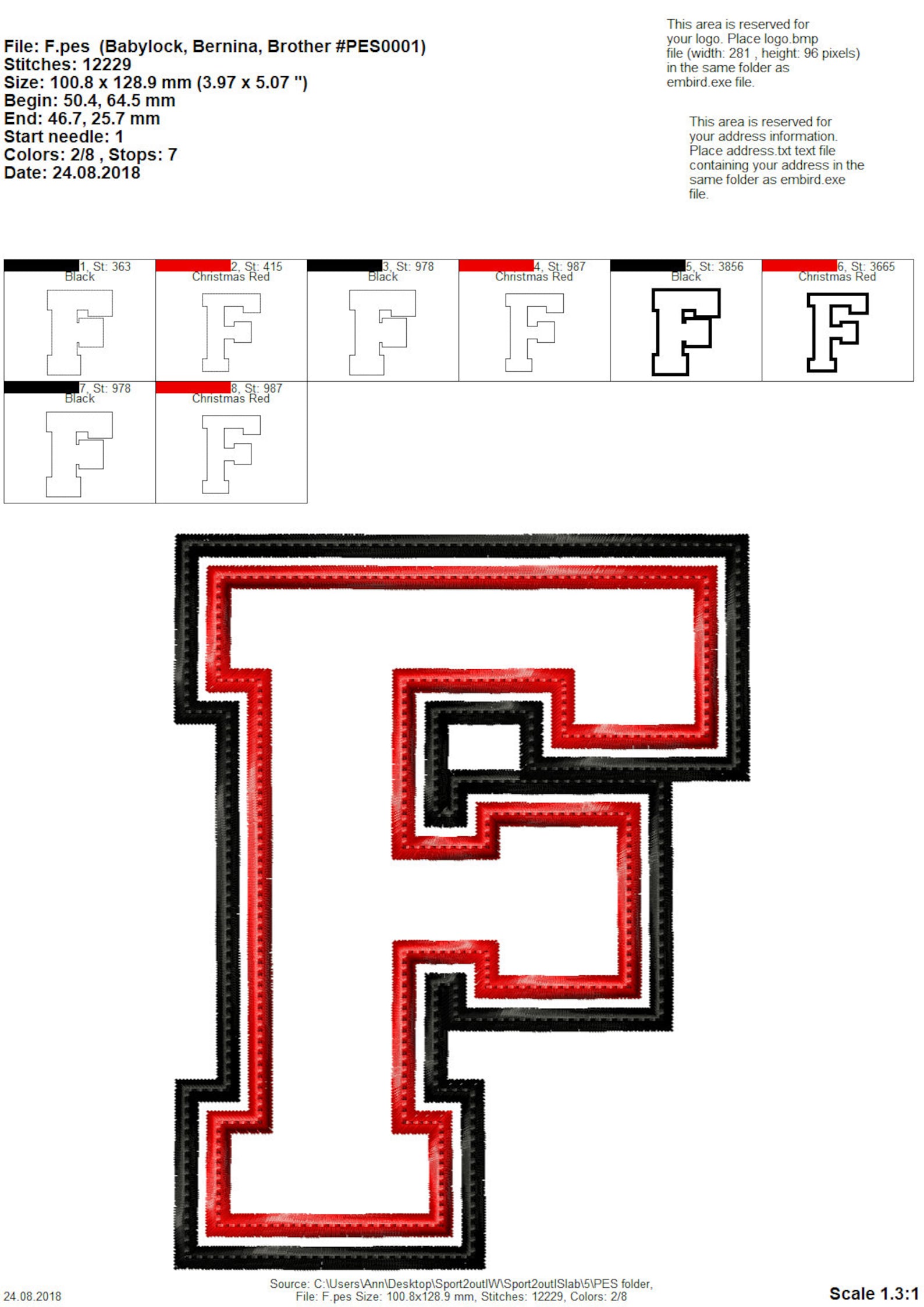 Varsity Collegiate Athletic Block Type Font Machine Embroidery Designs ...