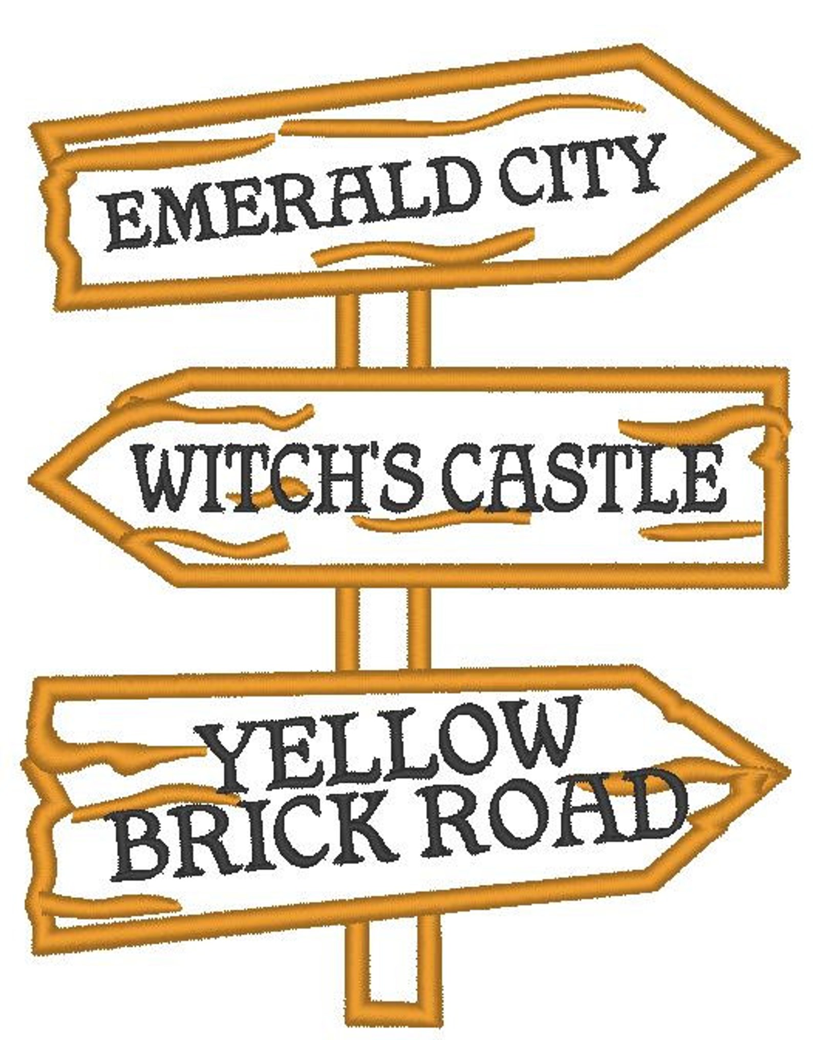 Emerald City Road Pointer - the Wonderful Wizard of Oz - Machine ...